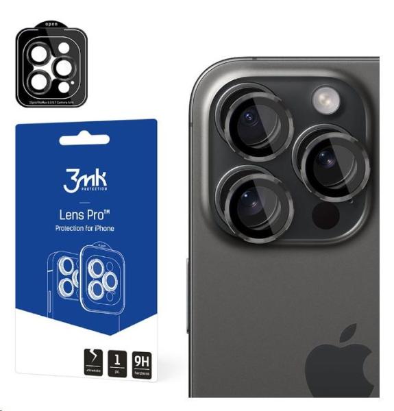 3mk ochrana kamery Lens Protection Pro pro Apple iPhone 14 Pro /  iPhone 14 Pro Max,  grafitová