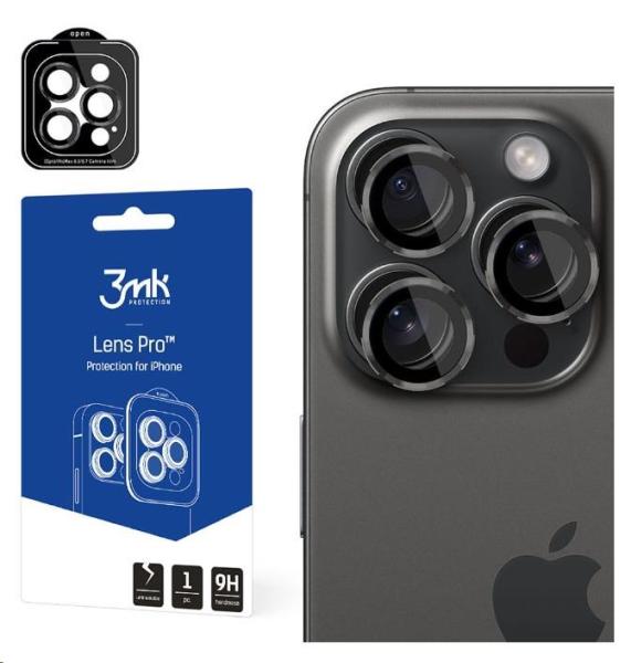 3mk ochrana kamery Lens Protection Pro pro Apple iPhone 14,  grafitová