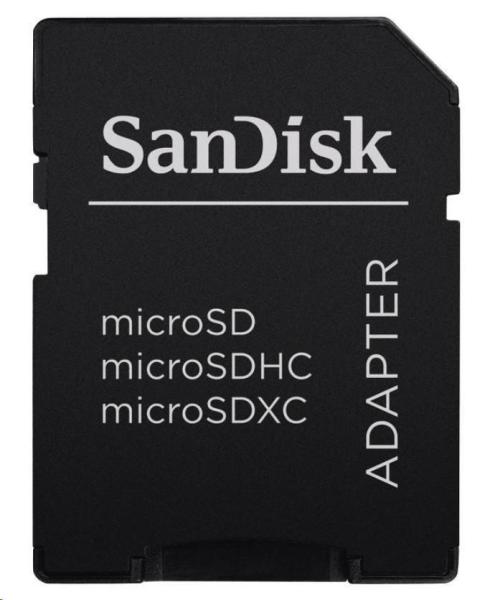 SanDisk MicroSDXC karta 128GB Ultra (140 MB/ s,  A1 Class 10 UHS-I) + adaptér1