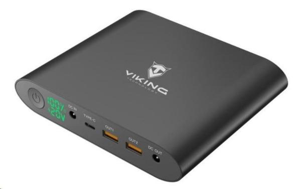 Viking notebooková power banka Smartech,  QC 3.0,  20000 mAh