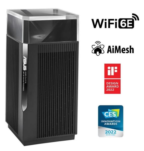 ASUS ZenWiFi Pro ET12 1-pack Wireless AXE11000 Tri-band Mesh WiFi 6E System,  2.5G WAN/ LAN