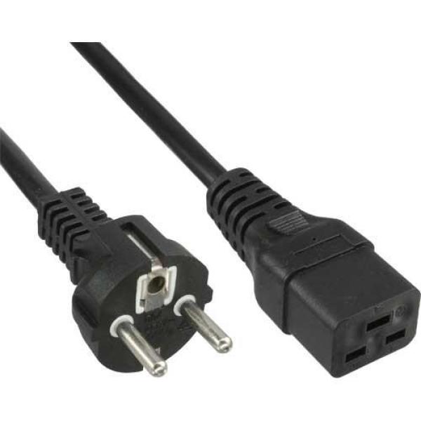 PremiumCord kabel síťový k počítači 230V 16A 1, 5m  IEC 320 C19 konektor