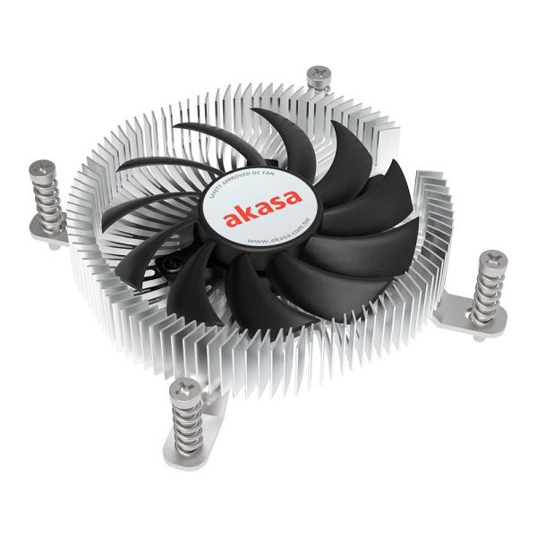 AKASA chladič CPU Extra Secure Ultra-Low Profile Aluminium Intel LGA1700 Thin Mini-ITX Cooler2