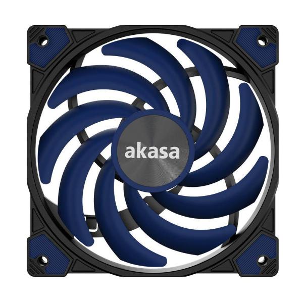 AKASA ventilátor ALUCIA XS12 (Photic Blue Edition),  12cm fan2