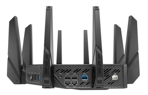 ASUS ROG Rapture GT-AX11000 Pro (AX11000) Extendable Gaming Router,  10G & 2.5G porty,  Aimesh,  4G/ 5G Mobile Tethering5