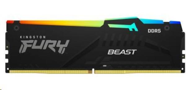 KINGSTON DIMM DDR5 16GB 6000MT/ s CL36 FURY Beast RGB EXPO