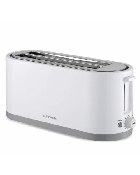 Orava HR-125 topinkovač,  1400 W,  4 topinky,  regulace opékání,  rozmrazování,  bílý0