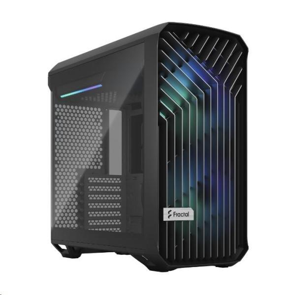 FRACTAL DESIGN skříň Torrent Compact RGB Black TG Light Tint,  USB 3.1 Type-C,  2x USB 3.0,  bez zdroje,  E-ATX