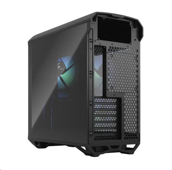FRACTAL DESIGN skříň Torrent Compact RGB Black TG Light Tint,  USB 3.1 Type-C,  2x USB 3.0,  bez zdroje,  E-ATX7