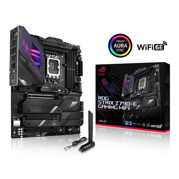 ASUS MB Sc LGA1700 ROG STRIX Z790-E GAMING WIFI,  Intel Z790,  4xDDR5,  1xDP,  1xHDMI,  WI-FI