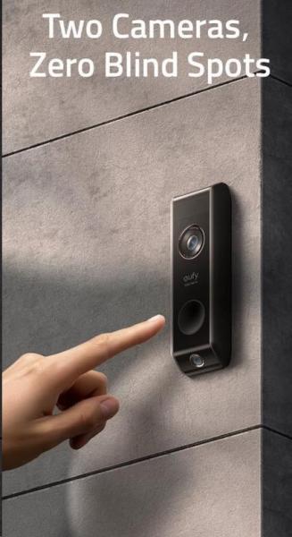 Anker Eufy Video Doorbell Dual (2K,  Battery-Powered)2