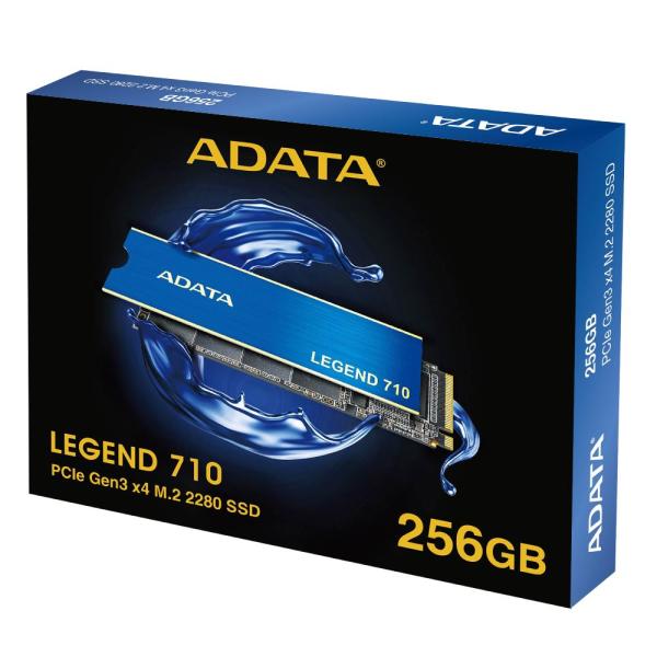 ADATA SSD 256GB LEGEND 710 PCIe Gen3x4 M.2 2280 (R:2400/  W:1800MB/ s)3