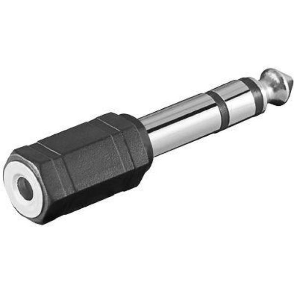 PremiumCord adaptér 6, 3mm Stereo plug - 3, 5mm Stereo jack (M/ F)