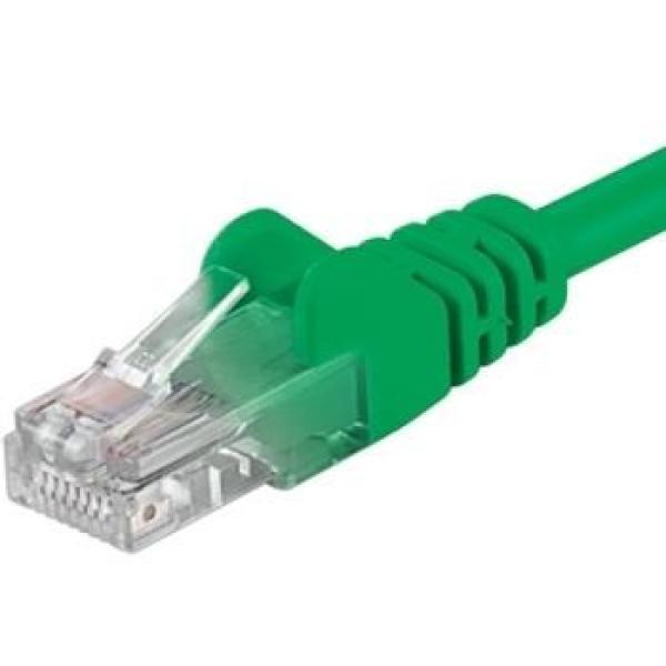 PremiumCord Patch kabel UTP RJ45-RJ45 CAT6 1, 5m zelená