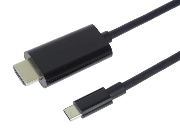 PremiumCord kabel USB-C na HDMI 2m rozlišení 4K*2K@60Hz FULL HD 1080p6