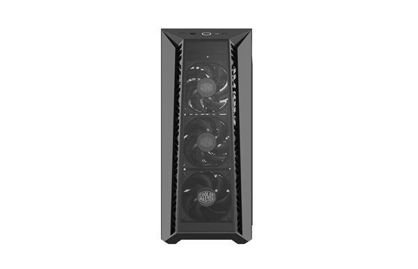 Cooler Master case MasterBox 520 Mesh Blackout Edition,  E-ATX,  bez zdroje,  průhledná bočnice3