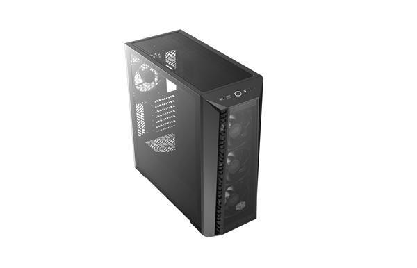 Cooler Master case MasterBox 520 Mesh Blackout Edition,  E-ATX,  bez zdroje,  průhledná bočnice1