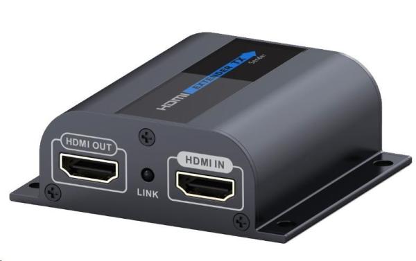 PremiumCord HDMI extender na 50m přes jeden kabel Cat6/ 6a/ 7,  lokální HDMI výstup