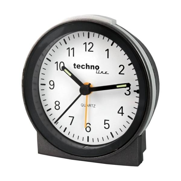 TechnoLine Modell G analogový budík,  stříbrný1