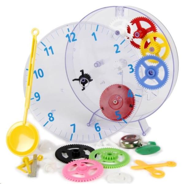 Hodiny TechnoLine Modell Kids Clock, pestrobarevné dětské, stavebnice1