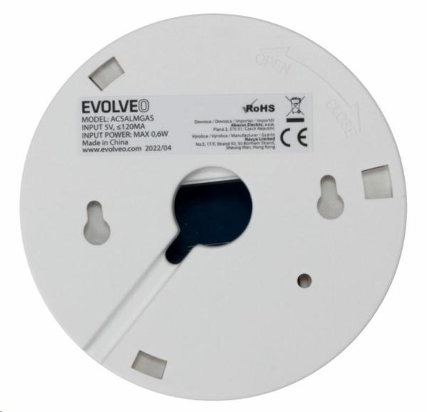 EVOLVEO Alarmex Pro,  bezdrátový detektor hořlavých plynů2