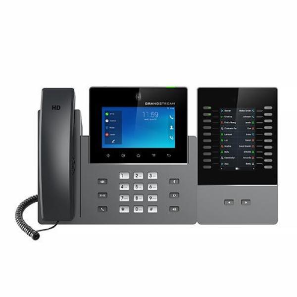 Grandstream GXV3380 [IP videotelefón so systémom Android 7.0,  PoE,  WiFi,  8" dotykový LCD displej,  2x 1Gbps,  HDMI,  Bluet1