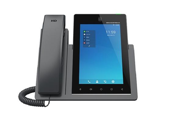 Grandstream GXV3470 SIP video telefón 7" IPS bar.dotyk.displ., Android11, 16 SIP úč. BT, WiFi