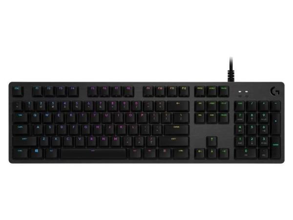 Logitech Mechanical Gaming Keyboard G512 CARBON LIGHTSYNC RGB with GX Red switches - CARBON - US INT&quot;L - USB - IN