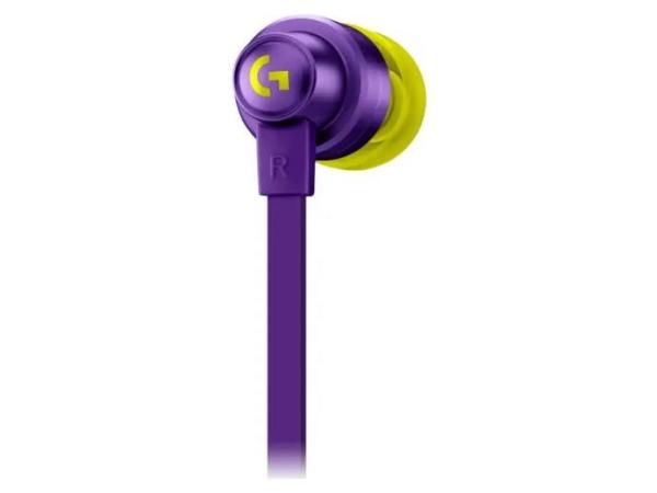 Logitech G333 Gaming Earphones,  purple1