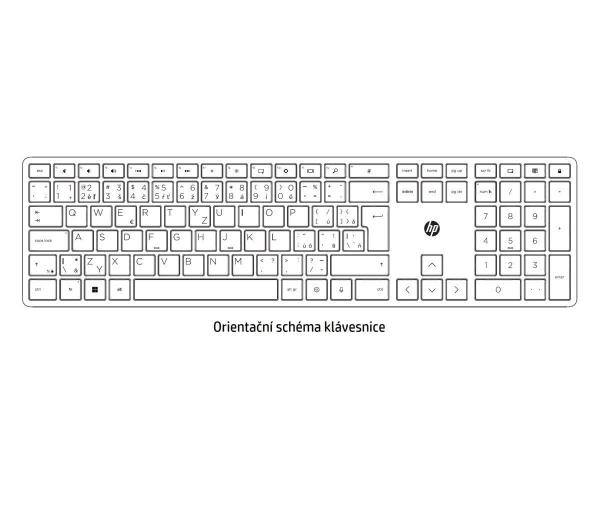 HP 125 Wired Keyboard - Česká2