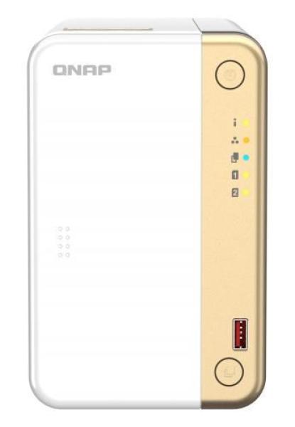 QNAP TS-262-4G (2C/CeleronN4505/2,9GHz/4GBRAM/2xSATA/2xM.2/1x2,5GbE/2xUSB2.0/2xUSB3.2/1xPCIe/1xHDMI)1