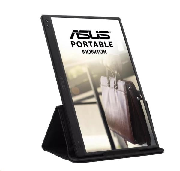 ASUS LCD 15.6" ZenScreen MB166C BK/ 5MS/ EU 15.6 1920x1080 USB-C 250cd 5ms 0.79kg 11.8mm1