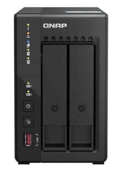 QNAP TS-253E-8G (4C/ CeleronJ6412/ 2, 6GHz/ 8GBRAM/ 2xSATA/ 2xM.2/ 2x2, 5GbE/ 2xUSB2.0/ 2xUSB3.2/ 2xHDMI)1