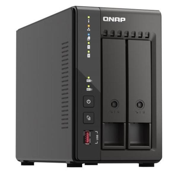 QNAP TS-253E-8G (4C/ CeleronJ6412/ 2, 6GHz/ 8GBRAM/ 2xSATA/ 2xM.2/ 2x2, 5GbE/ 2xUSB2.0/ 2xUSB3.2/ 2xHDMI)2