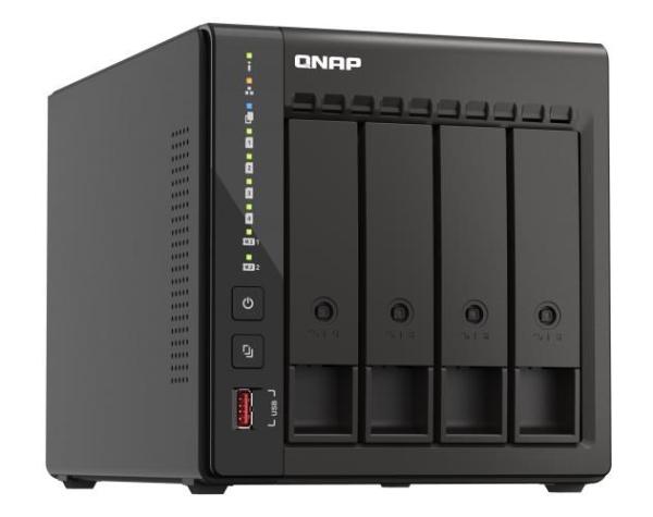 QNAP TS-453E-8G (4C/ CeleronJ6412/ 2, 6GHz/ 8GBRAM/ 4xSATA/ 2xM.2/ 2x2, 5GbE/ 2xUSB2.0/ 2xUSB3.2/ 2xHDMI)2