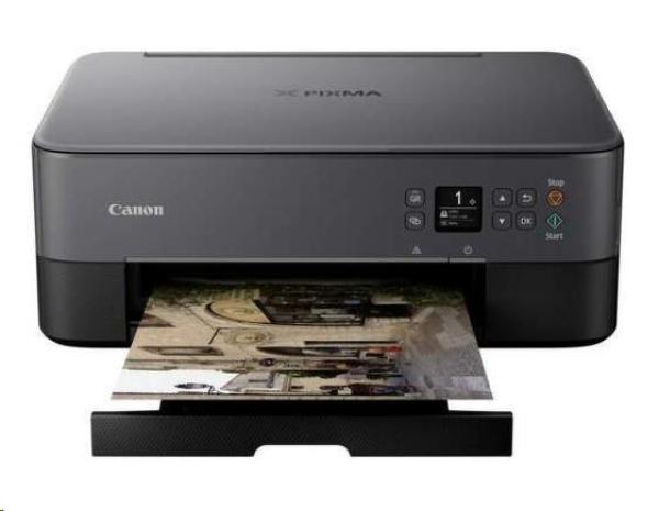 BAZAR - Canon PIXMA Tiskárna TS5350A black- barevná,  MF (tisk, kopírka, sken, cloud),  USB, Wi-Fi, Bluetooth - Poškozený obal