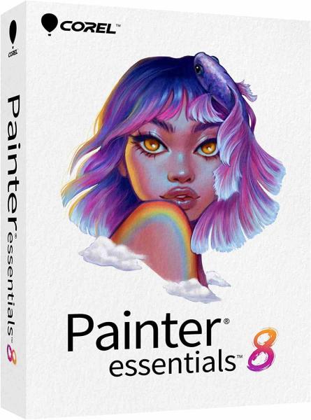 Corel Painter Essentials 8 ML,  MP,  EN/ DE/ FR,  ESD