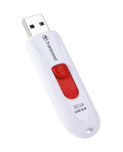 TRANSCEND Flash disk 32GB JetFlash®590W,  USB 2.0 (R:16/ W:6 MB/ s) biela2