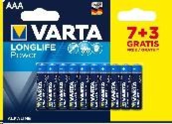 Varta LR03/ 7+3 Longlife POWER (HIGH ENERGY)