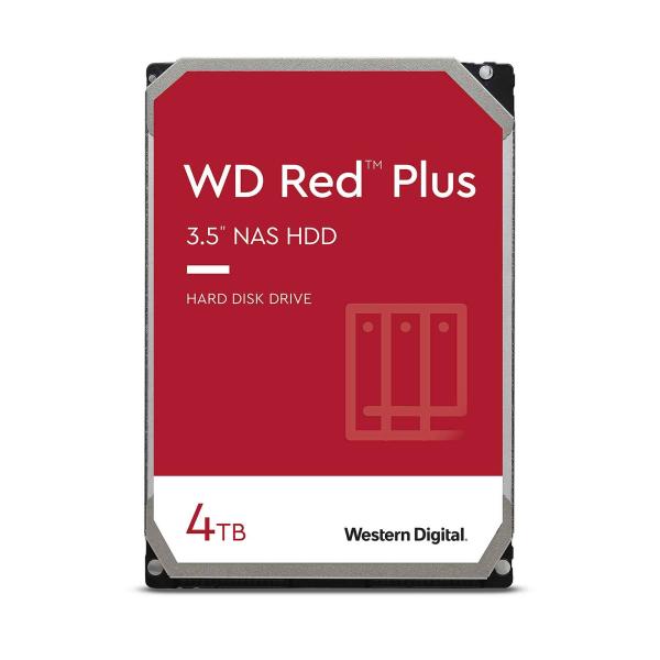 WD RED PLUS NAS WD40EFPX 4TB SATAIII/ 600 256MB cache 180MB/ s CMR