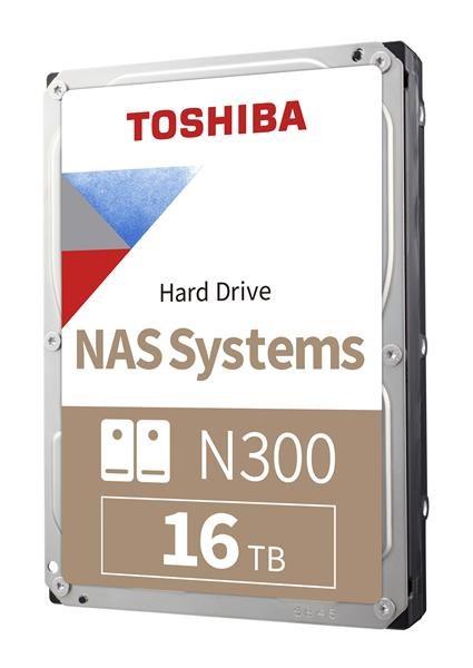 TOSHIBA HDD N300 NAS 16TB,  SATA III,  7200 rpm,  512MB cache,  3, 5",  BULK1