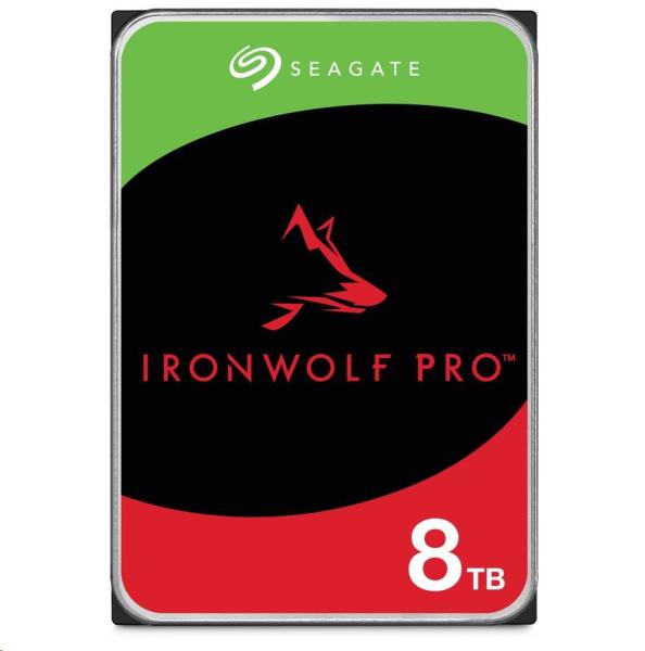 SEAGATE HDD 8TB IRONWOLF PRO (NAS),  3.5",  SATAIII,  7200 RPM,  Cache 256MB