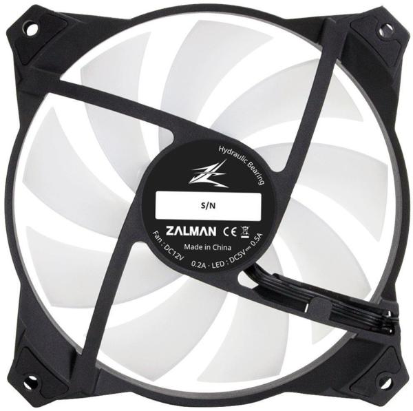 Zalman sada 3 ks ventilátorů ZM-IF120  120mm  ARGB  3-pin  bíločerná2