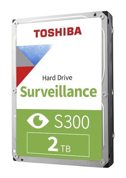 TOSHIBA HDD S300 Surveillance (SMR) 2TB,  SATA III,  5400 rpm,  128MB cache,  3, 5",  BULK0