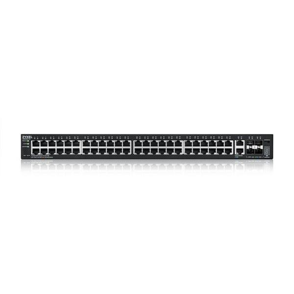 Zyxel XGS2220-54 L3 Access Switch,  24x1G RJ45 2x10mG RJ45,  4x10G SFP+ Uplink,  incl. 1 yr NebulaFlex Pro3