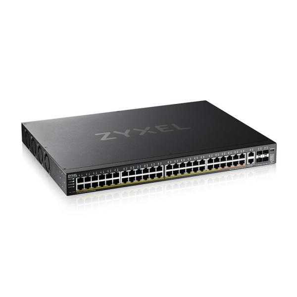 Zyxel XGS2220-54HP,  L3 Access Switch,  600W PoE,  40xPoE+/ 10xPoE++,  48x1G RJ45 2x10mG RJ45,  4x10G SFP+ Uplink,  incl. 1 yr0