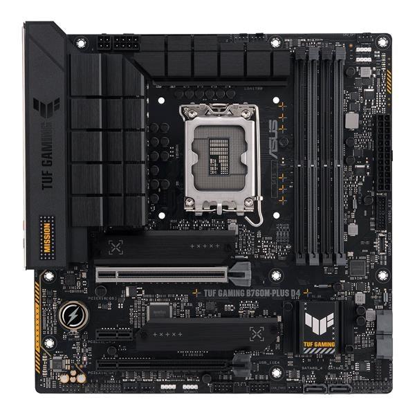 ASUS MB Sc LGA1700 TUF GAMING B760M-PLUS D4,  Intel B760,  4xDDR4,  1xDP,  1xHDMI,  mATX5