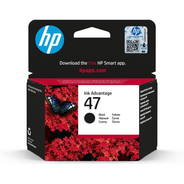 HP 47 Black Original Cartridge (1, 300 pages)