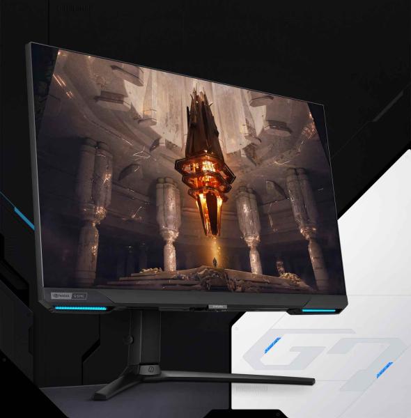 SAMSUNG MT LED LCD Gaming Smart Monitor 32" Odyssey G70B - rovný,IPS,3840x2160,144Hz,1ms,BT,Wifi,Pivot4