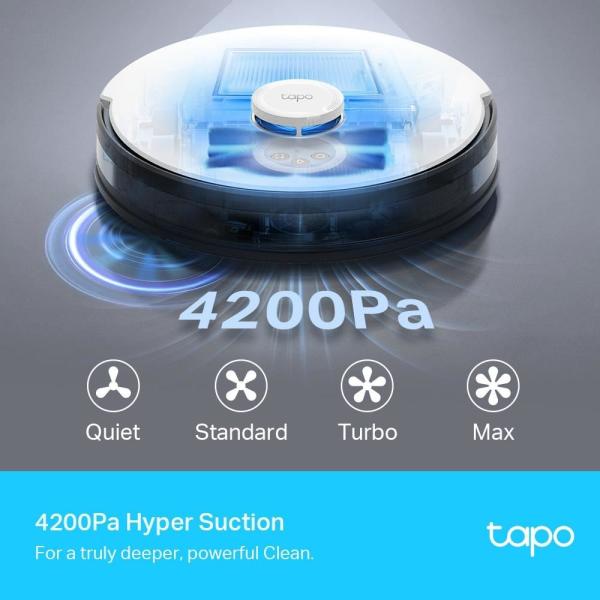 TP-Link Tapo RV30 robotický vysavač s mopem (LiDAR, gyroskop, 2,4 GHz, BT)2